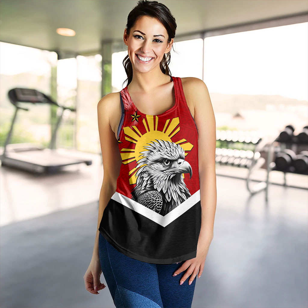 Philippines Filipinos Women Tank Eagles Polynesian Art Dawring