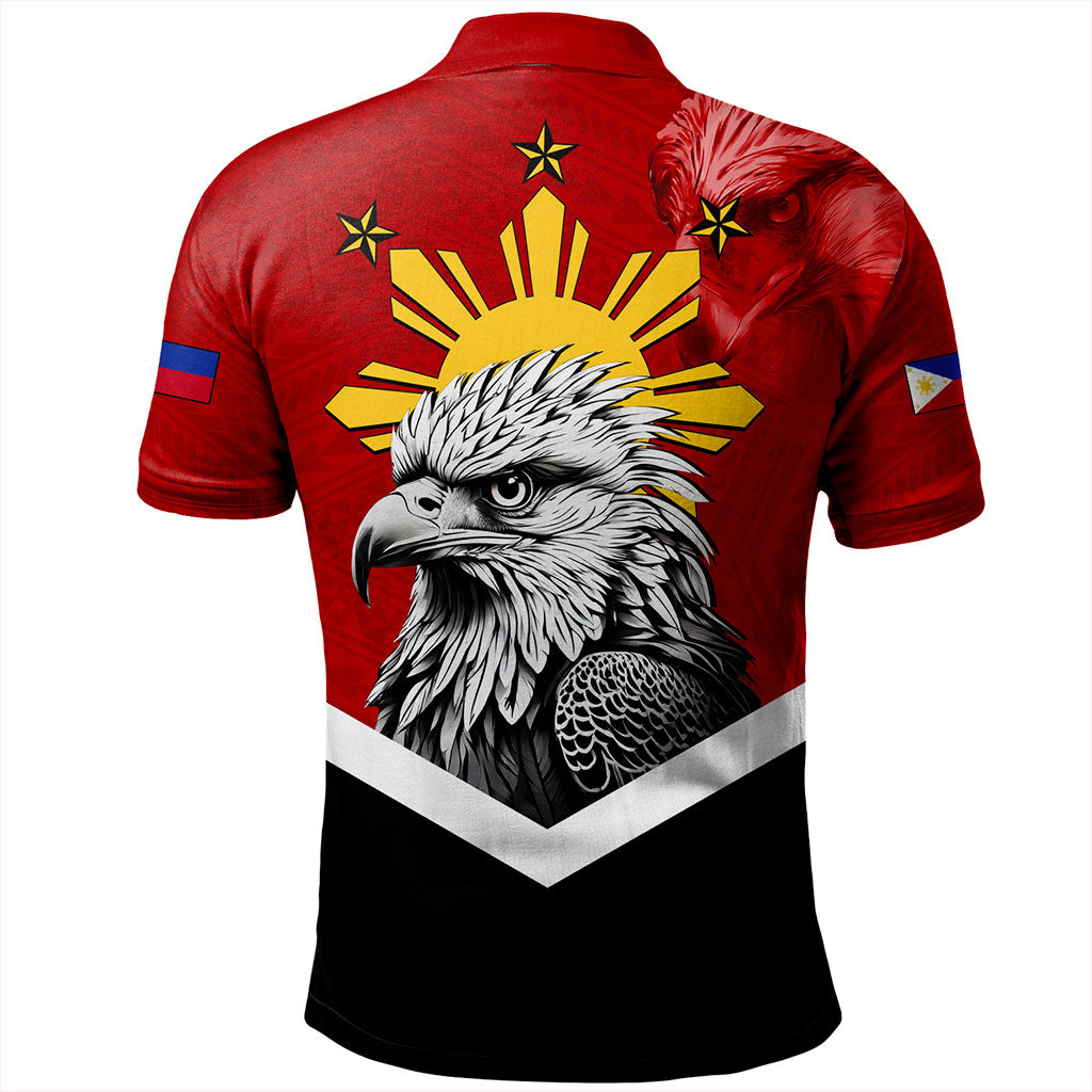 Philippines Filipinos Polo Shirt Eagles Polynesian Art Dawring