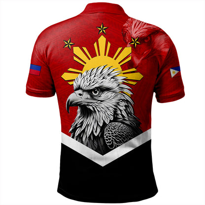 Philippines Filipinos Polo Shirt Eagles Polynesian Art Dawring