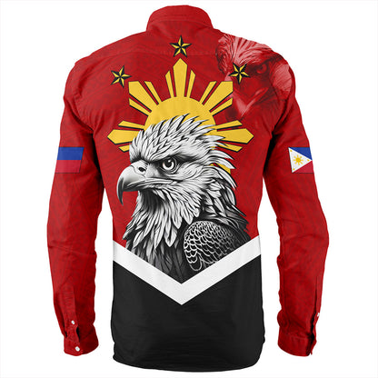 Philippines Filipinos Long Sleeve Shirt Eagles Polynesian Art Dawring