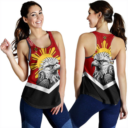 Philippines Filipinos Women Tank Eagles Polynesian Art Dawring