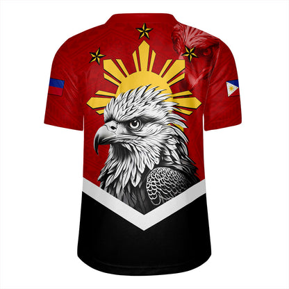 Philippines Filipinos Rugby Jersey Eagles Polynesian Art Dawring