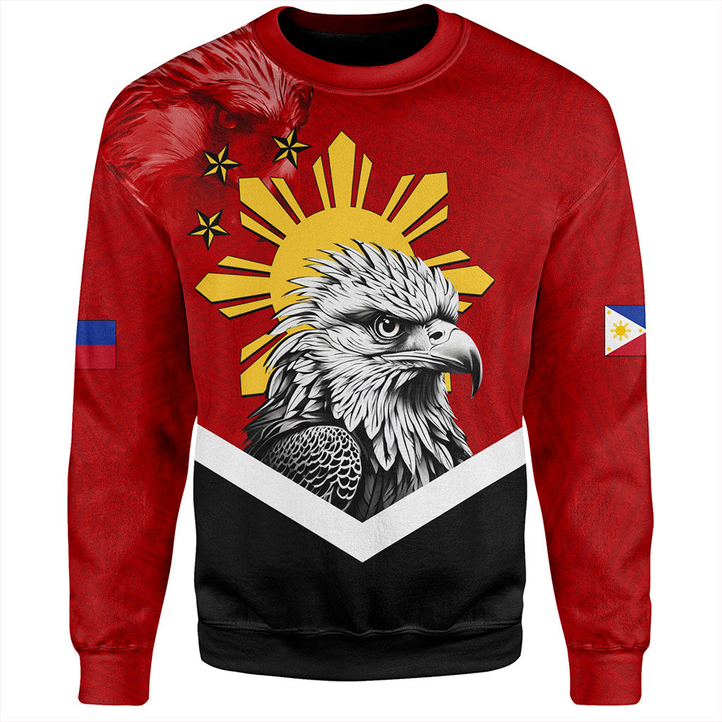 Philippines Filipinos Sweatshirt Eagles Polynesian Art Dawring