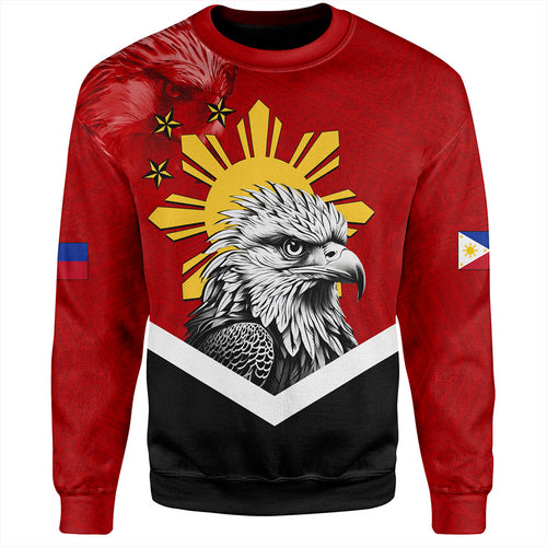 Philippines Filipinos Sweatshirt Eagles Polynesian Art Dawring