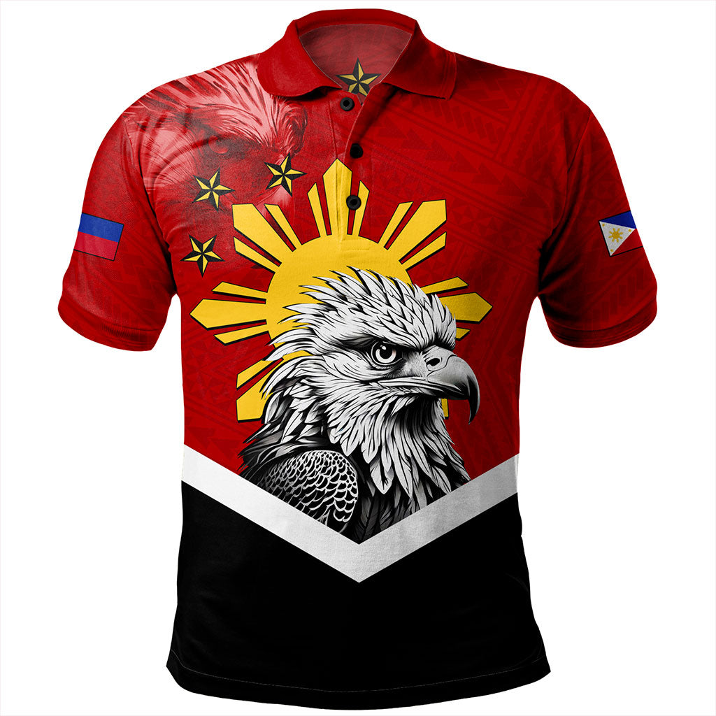 Philippines Filipinos Polo Shirt Eagles Polynesian Art Dawring