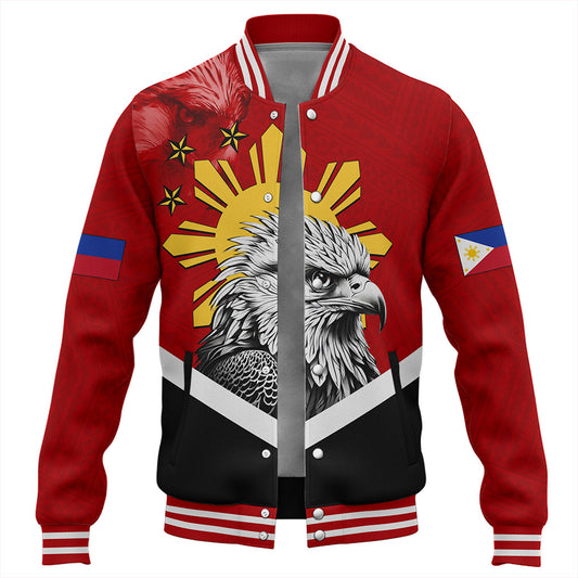 Philippines Filipinos Baseball Jacket Eagles Polynesian Art Dawring