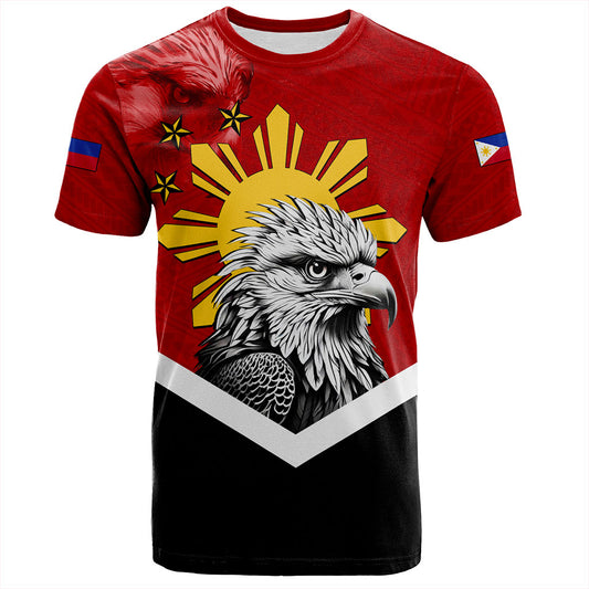 Philippines Filipinos T-Shirt Eagles Polynesian Art Dawring