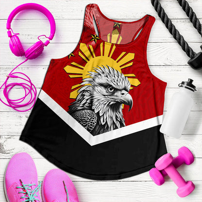 Philippines Filipinos Women Tank Eagles Polynesian Art Dawring