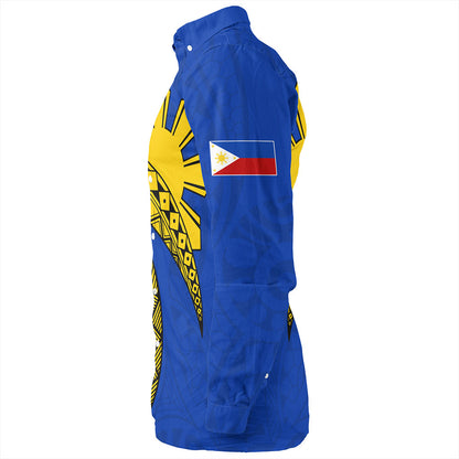 Philippines Filipinos Long Sleeve Shirt Filipinos Sun Tattoo Artist Flag
