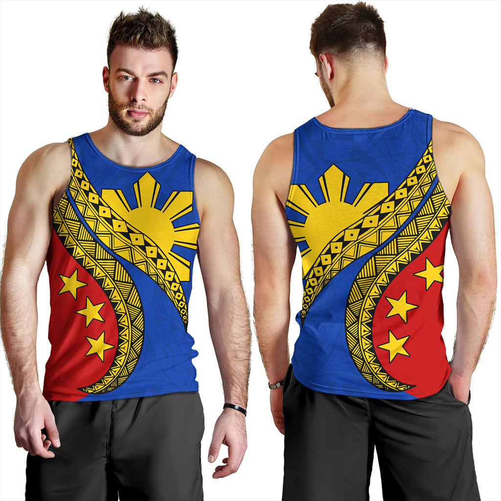 Philippines Filipinos Tank Top Filipinos Sun Tattoo Artist Flag