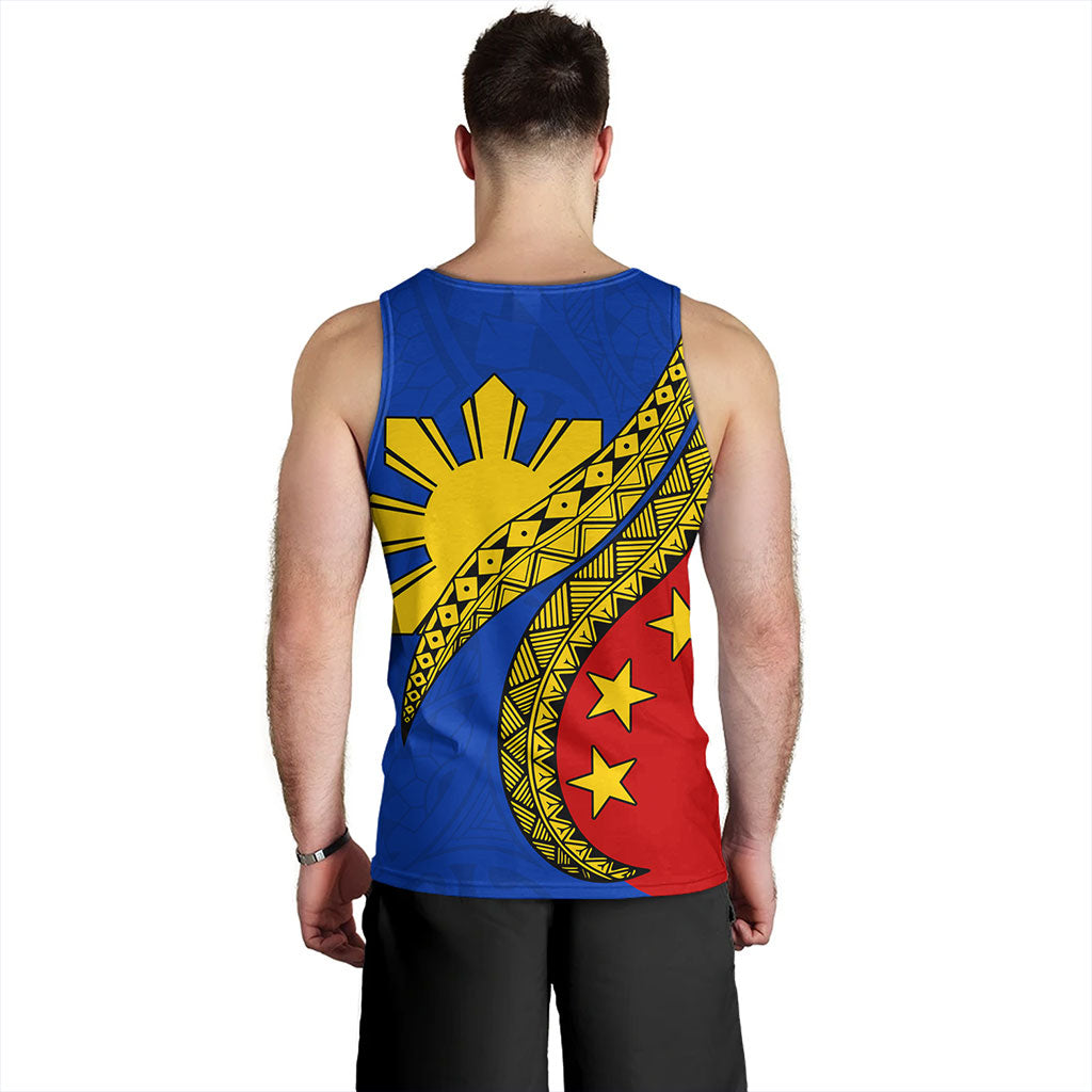 Philippines Filipinos Tank Top Filipinos Sun Tattoo Artist Flag