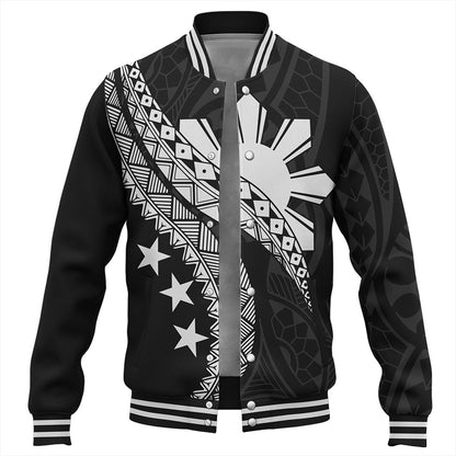 Philippines Filipinos Baseball Jacket Filipinos Sun Tattoo Artist