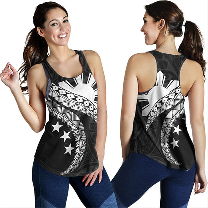 Philippines Filipinos Women Tank Filipinos Sun Tattoo Artist