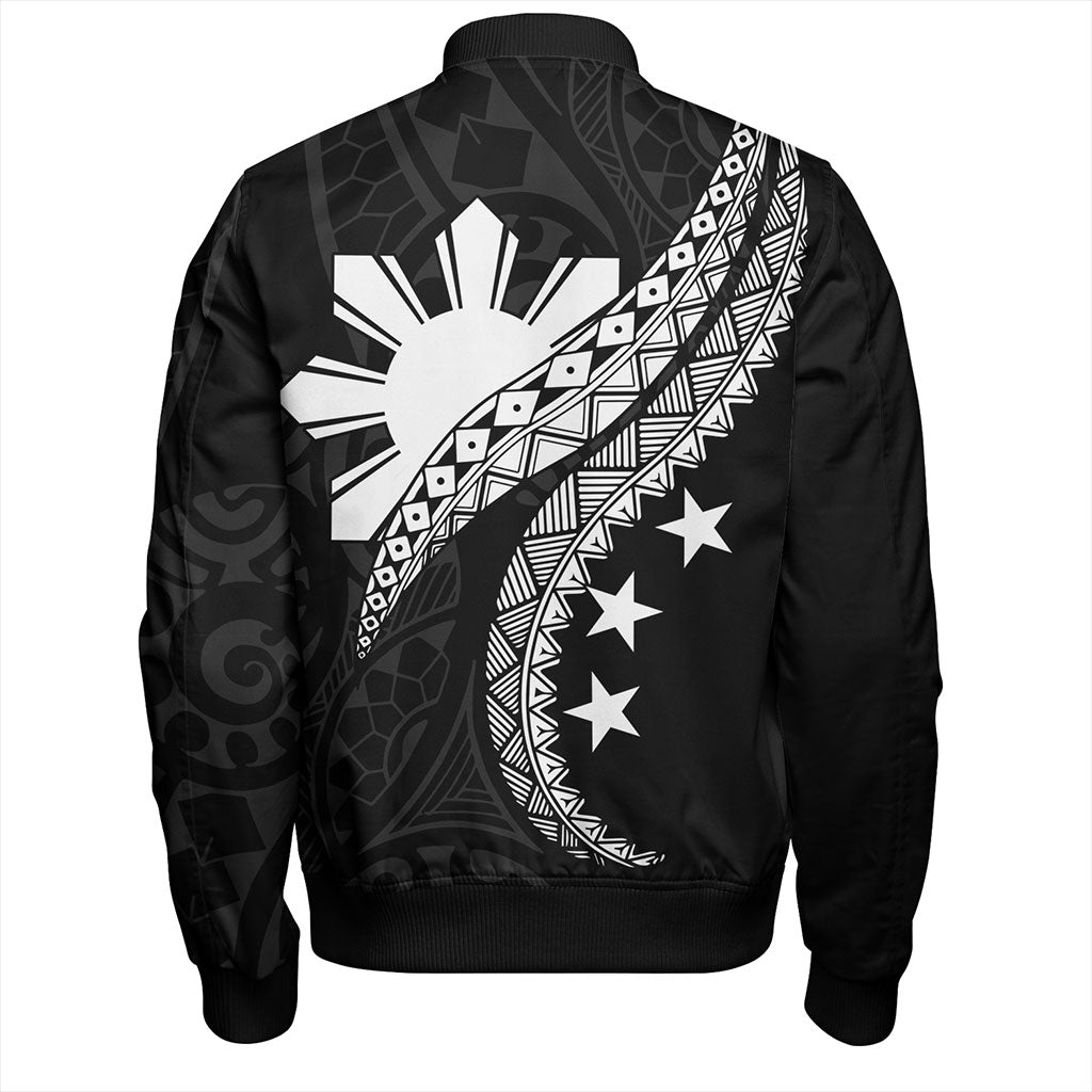 Philippines Filipinos Bomber Jacket Filipinos Sun Tattoo Artist