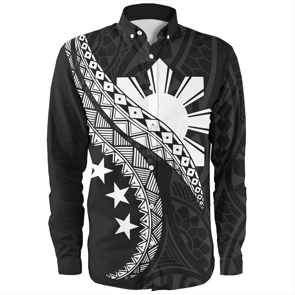 Philippines Filipinos Long Sleeve Shirt Filipinos Sun Tattoo Artist
