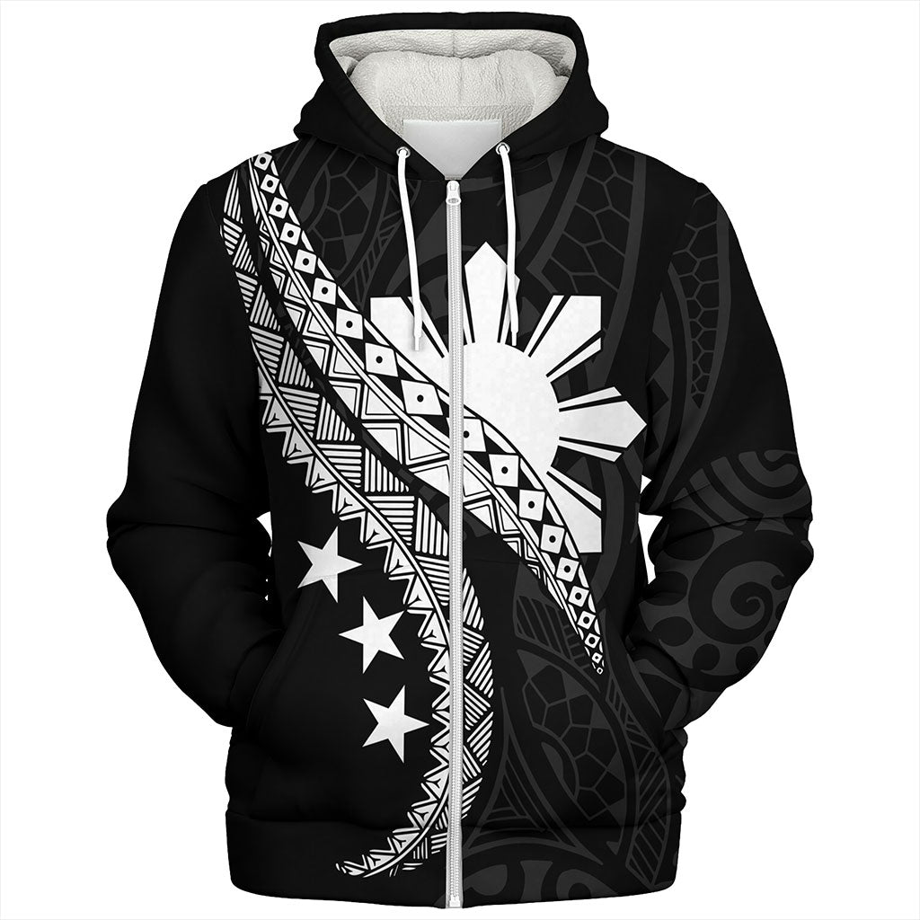 Philippines Filipinos Sherpa Hoodie Filipinos Sun Tattoo Artist