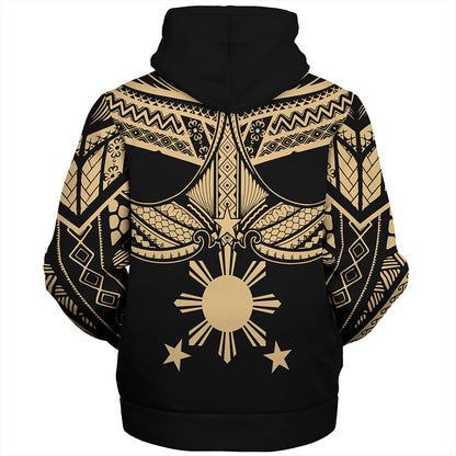 Philippines Filipinos Sherpa Hoodie Unique Filipino Tribal Tattoo