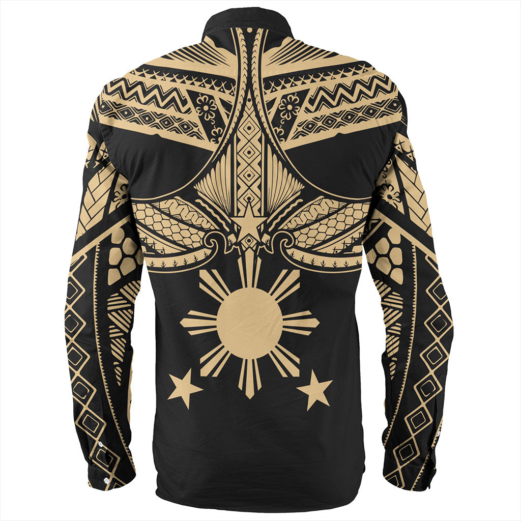 Philippines Filipinos Long Sleeve Shirt Unique Filipino Tribal Tattoo