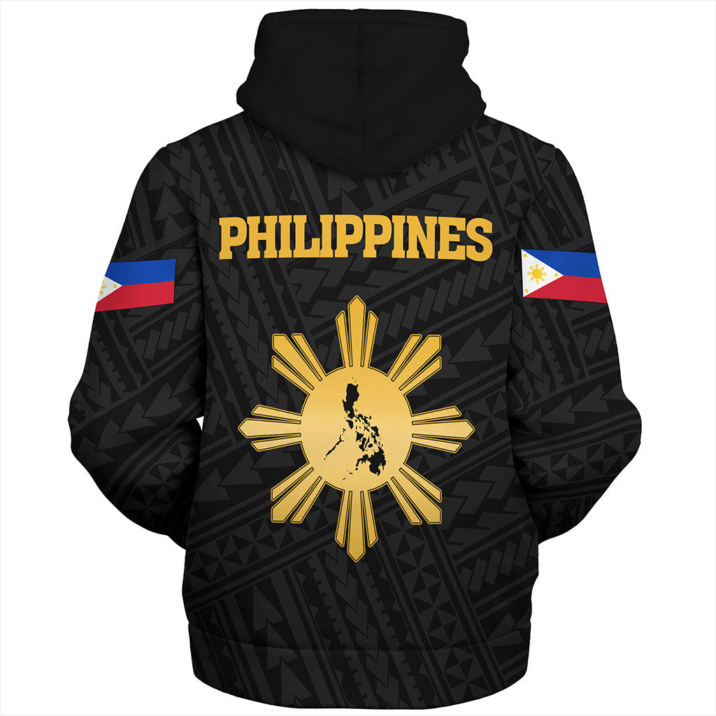 Philippines Filipinos Sherpa Hoodie Floral Puakenikeni Lei