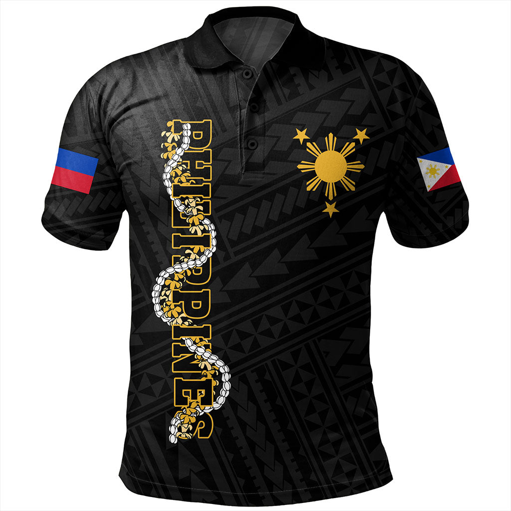 Philippines Filipinos Polo Shirt Floral Puakenikeni Lei