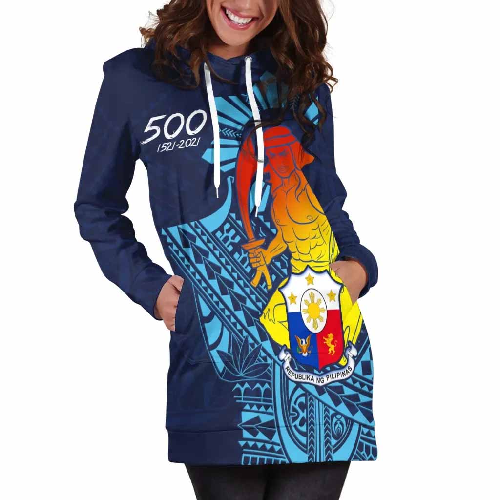 Philippines Hoodie Dress - King Lapu Lapu