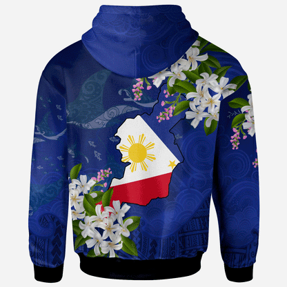 Philippines Hoodie - Filipino With Map