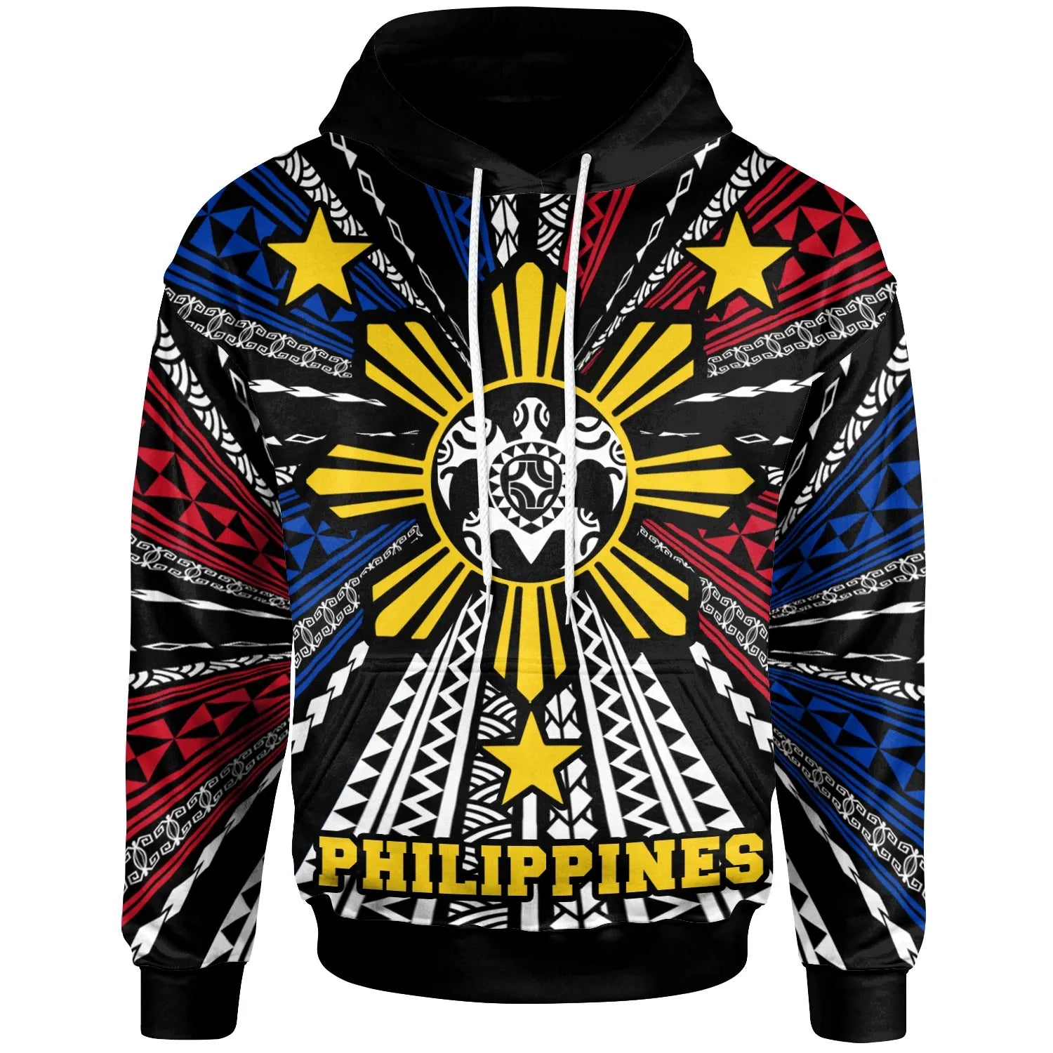 Philippines Hoodie - Philippines Turtle Flag