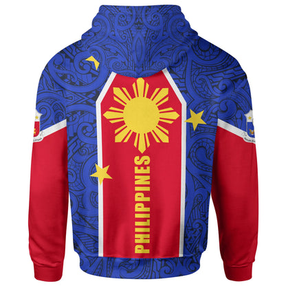 Philippines Hoodie - Polynesian Pattern Flag