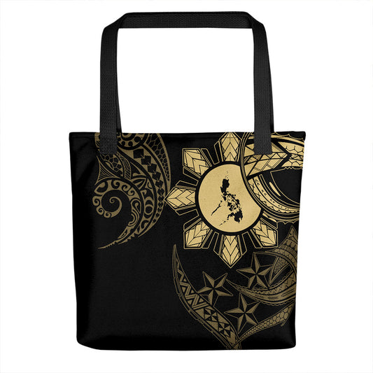 Philippines Filipino Tote Bag In My Heart Gold
