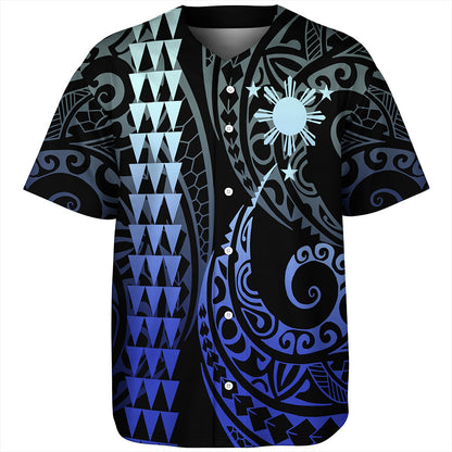 Philippines Filipinos Baseball Shirt Kakau Style