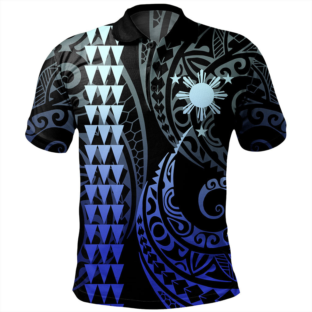 Philippines Filipinos Polo Shirt Kakau Style