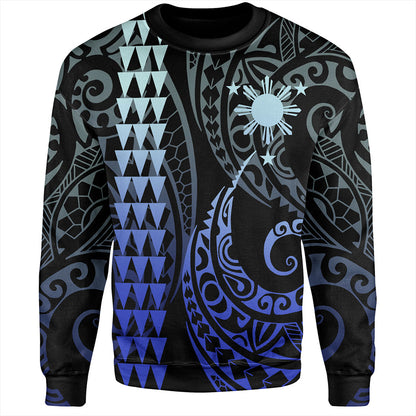 Philippines Filipinos Sweatshirt Kakau Style