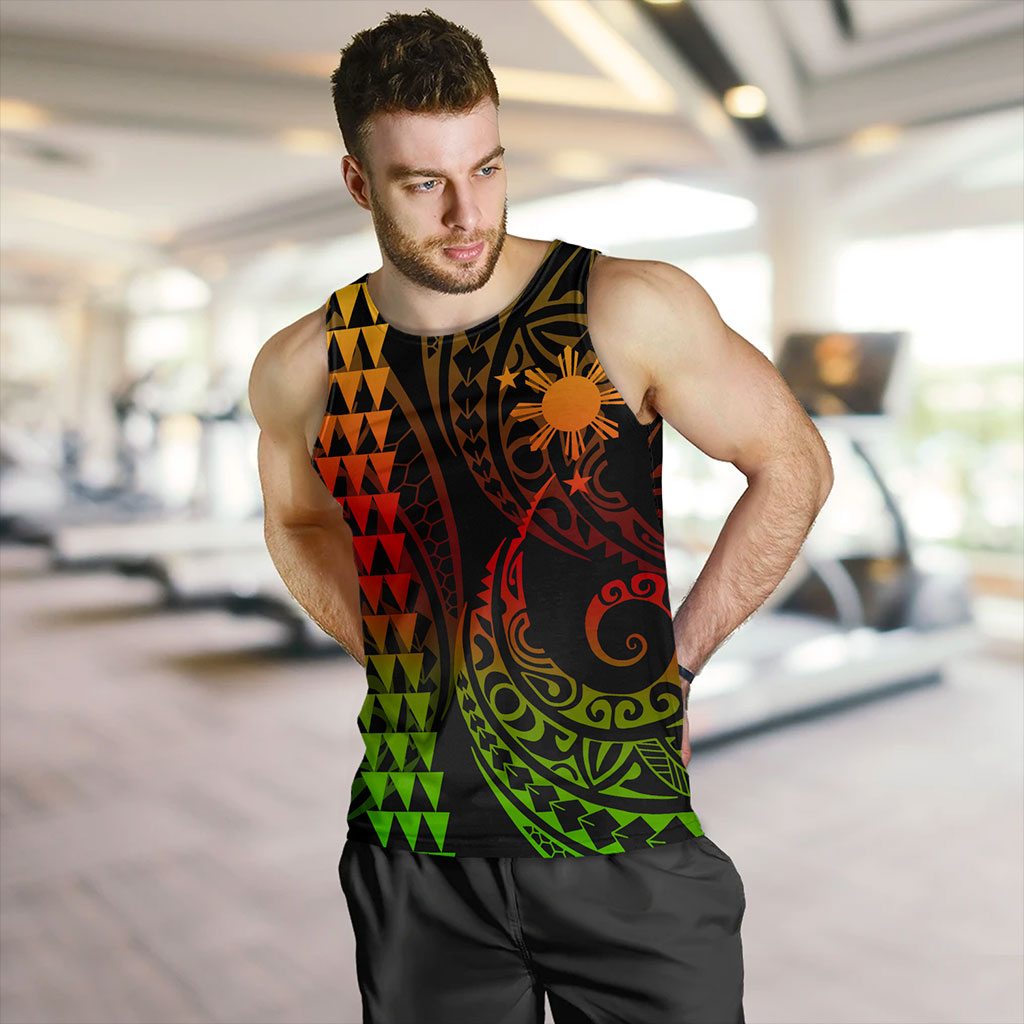 Philippines Filipinos Tank Top Kakau Style