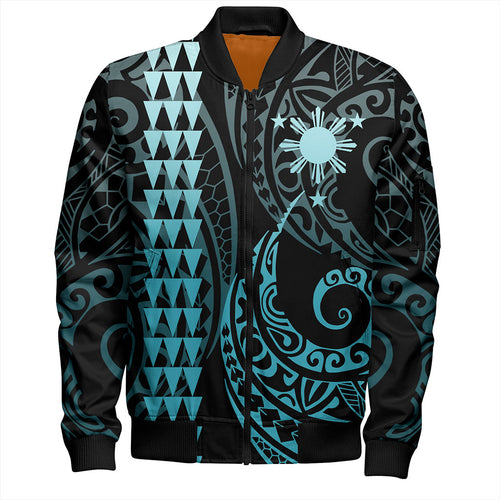 Philippines Filipinos Bomber Jacket Kakau Style