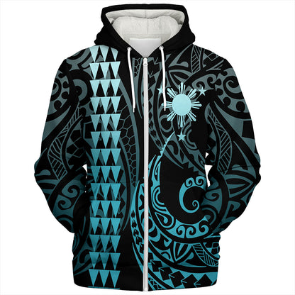 Philippines Filipinos Sherpa Hoodie Kakau Style