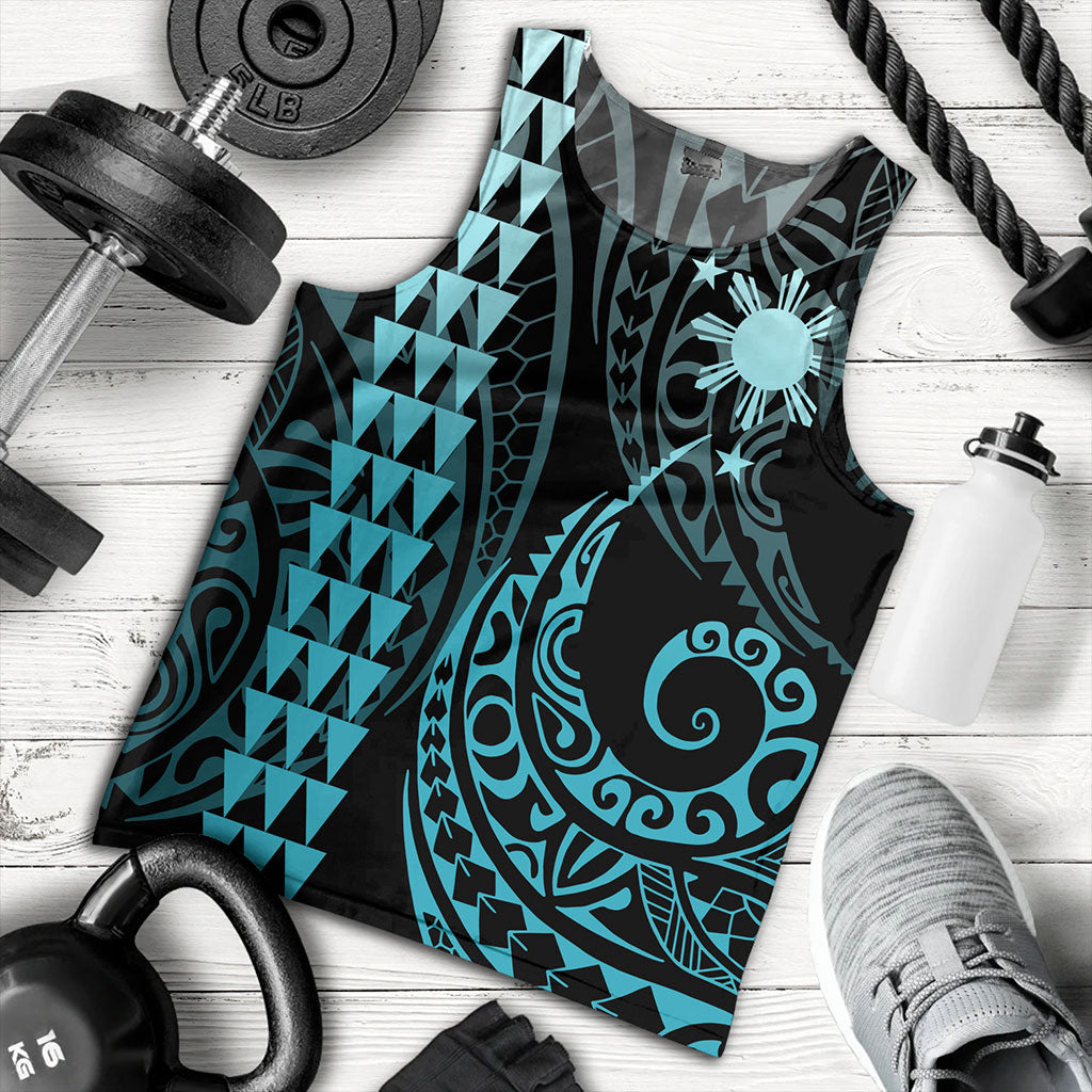 Philippines Filipinos Tank Top Kakau Style