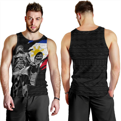 Philippines Filipinos Tank Top Tribal Polynesia Lapu Lapu Crack Style
