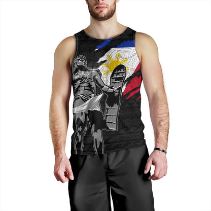 Philippines Filipinos Tank Top Tribal Polynesia Lapu Lapu Crack Style