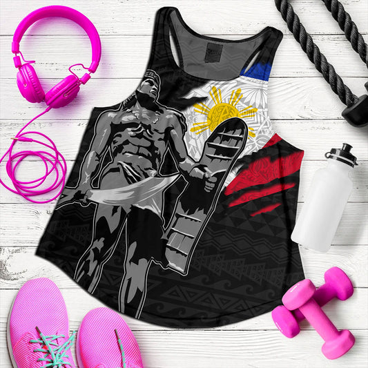Philippines Filipinos Women Tank Tribal Polynesia Lapu Lapu Crack Style