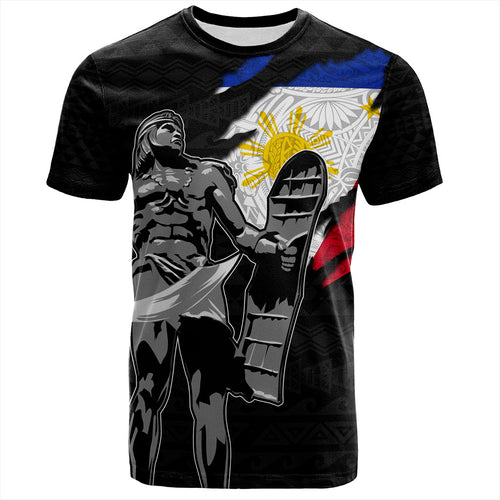Philippines Filipinos T-Shirt Tribal Polynesia Lapu Lapu Crack Style