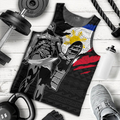 Philippines Filipinos Tank Top Tribal Polynesia Lapu Lapu Crack Style