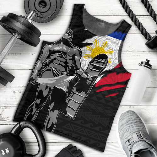 Philippines Filipinos Tank Top Tribal Polynesia Lapu Lapu Crack Style