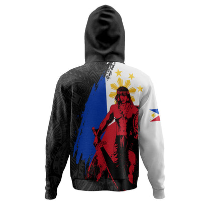 Philippines Filipinos Hoodie Lapu Lapu Warrior Style Flag