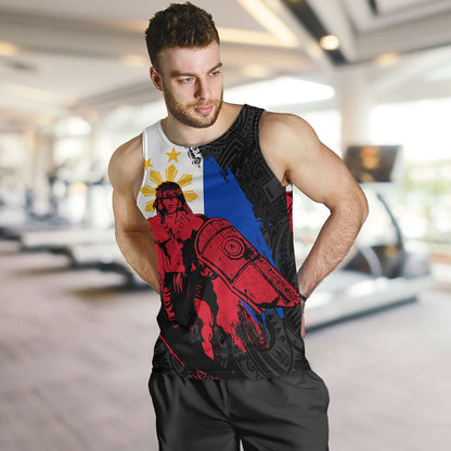 Philippines Filipinos Tank Top Lapu Lapu Warrior Style Flag