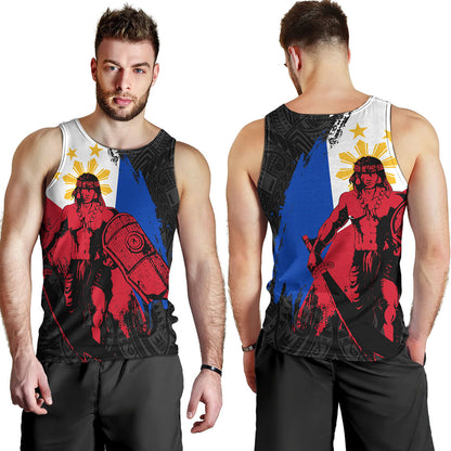 Philippines Filipinos Tank Top Lapu Lapu Warrior Style Flag