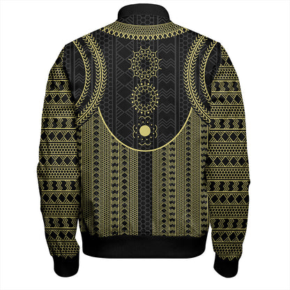 Philippines Filipinos Bomber Jacket Tribal Pattern Traditional Style