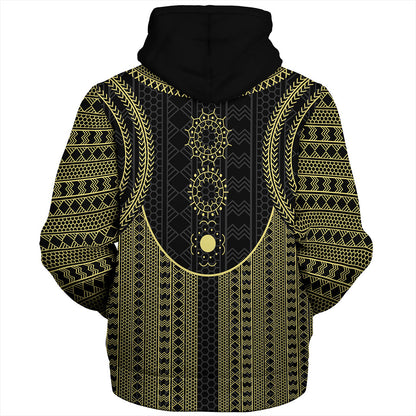 Philippines Filipinos Sherpa Hoodie Tribal Pattern Traditional Style