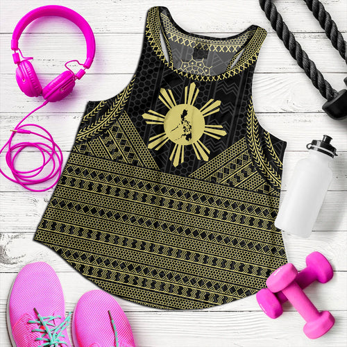 Philippines Filipinos Women Tank Tribal Pattern Traditional Style