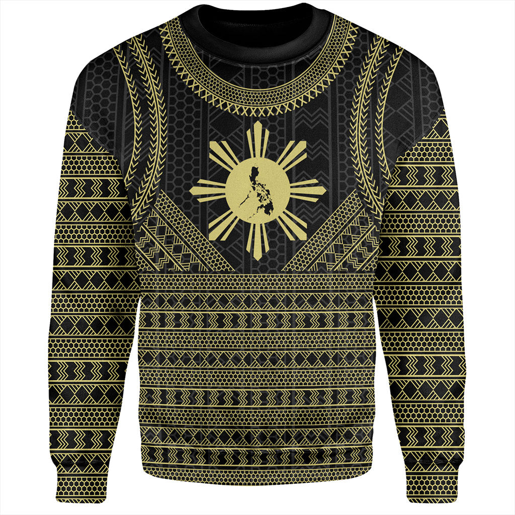 Philippines Filipinos Sweatshirt Tribal Pattern Traditional Style