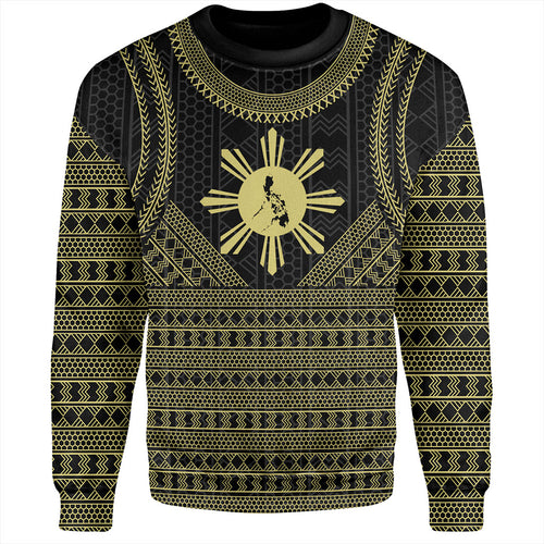 Philippines Filipinos Sweatshirt Tribal Pattern Traditional Style